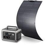 Allpowers - g�n�rateur solaire r600 avec panneau solaire monocristallin de 100 w, 2 batteries lifepo4 ...