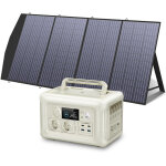 Allpowers - r600 299wh lifepo4 g�n�rateur solaire � batterie, 2 x 600 w (pointe 1200 w) sortie ac station ...