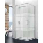 Allstone - paroi - cabine angulaire titan 2 + 2 90x90 cm srigraphi