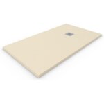 Allstone - receveur de douche en r�sine extra - plate toutes les tailles - 6 couleurs - bonde et grille ...