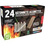 0500 allume - feu naturel bois compresse 24 b�tonnets se0500 - flam'up
