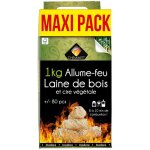 Allume feu laine de bois 100% vgtal 1kg