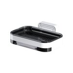 Alovez - double boîte à savon avec Évacuation, porte savon mural sans perçage porte, support savon amovible, ... Alovez - double boîte à savon avec Évacuation, porte savon mural sans perçage porte, support savon amovible, ...
