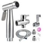 Alovez - douchette wc kit complet - kit douchette wc avec vanne 3 voies (1 / 2' - 3 / 8') i tailles standards ...