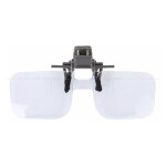 Loupes  clipser pour lunettes, lecteur de lunettes de lecture rabattable 2x pour personnes ges femmes ...