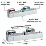 Alovez - mitigeur de douche monobloc, mitigeur thermostatique de douche � 2 sorties, sortie sup�rieure ...