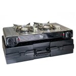 Réchaud gaz 2 feux 4400w inox thermocouple interieur / exterieur atlas alpen Réchaud gaz 2 feux 4400w inox thermocouple interieur / exterieur atlas alpen