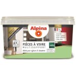 Peinture acrylique multisupports - pi�ces � vivre - satin - 2, 5l couleur: amande ( ) - alpina