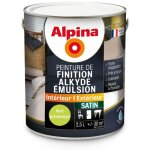 Peinture alkyde en emulsion bois & multisupports - intrieur & extrieur - satin conditionnement: 2, ...