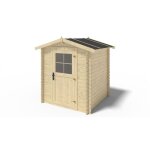 Altanka - abri de jardin en bois - 3, 61m2 - 1, 90x1, 90m - ep. 28mm - couleur: naturel