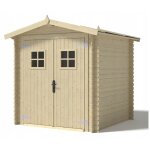 Altanka - abri de jardin en bois - 4m2 - 2x2m - ep. 19mm - couleur: naturel Altanka - abri de jardin en bois - 4m2 - 2x2m - ep. 19mm - couleur: naturel