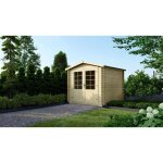 Altanka - abri de jardin en bois - 6, 25m2 - 2, 50x2, 50m - ep. 28mm - couleur: naturel