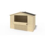 Altanka - kiosque / stand de march / de vente 5, 72 m2 - 3, 11x1, 84 m - 19 mm