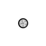 Alte - roue pour chariot � valises solides 150mm - � mm. 150x40 - � trou 12mm - empattement 55mm