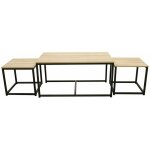 Altobuy - cybele - lot de 3 tables basses gigognes