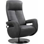 Altobuy - rosario - fauteuil relax electrique cuir gris foncé Altobuy - rosario - fauteuil relax electrique cuir gris foncé