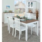 Socoa - ensemble table 160cm + buffet + vaisselier 4 portes