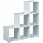 Altobuy - teo - etag�re escalier 6 compartiments coloris blanc