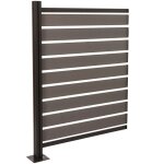 Hhg - alu clôture pour poubelles 947, élément d'extension cache - poubelle, aspect bois extensible 130x100x6cm ... Hhg - alu clôture pour poubelles 947, élément d'extension cache - poubelle, aspect bois extensible 130x100x6cm ...