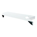 Angle 135 pour couvertine en alu couleur - blanc pur - ral 9010, largeur - 210 mm - aluhome