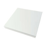 Chapeau de pile de poteau en alu - plat et carré - ral 9010 - dimensions 250x250 mm - aluhome Chapeau de pile de poteau en alu - plat et carré - ral 9010 - dimensions 250x250 mm - aluhome
