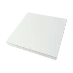 Chapeau de pile de poteau en alu - plat et carré - ral 9010 - dimensions 300x300mm - aluhome Chapeau de pile de poteau en alu - plat et carré - ral 9010 - dimensions 300x300mm - aluhome