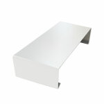 Eclisse extrieure pour couvertine alu couleur - blanc pur - ral 9010, largeur - 285 mm - aluhome