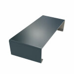 Eclisse extrieure pour couvertine alu couleur - gris anthracite - ral 7016, largeur - 320 mm - aluhome ...