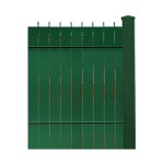 Kit lames d'occultation en aluminium pour clôture de 2, 5m - mailles de 50mm - 2m03 - ral6005 - aluhome ... Kit lames d'occultation en aluminium pour clôture de 2, 5m - mailles de 50mm - 2m03 - ral6005 - aluhome ...