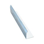 Talon mural en alu pour couvertine couleur - blanc pur - ral 9010, largeur - 210 mm - aluhome