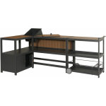 Hhg - aluminium outdoor - küche 3 - pièces 810, cuisine extérieure jardin chariot de service seau à glace ... Hhg - aluminium outdoor - küche 3 - pièces 810, cuisine extérieure jardin chariot de service seau à glace ...