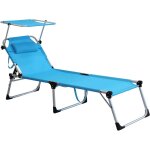 Aluminium plage pliant de lit de brandy avec raquel tettuccio