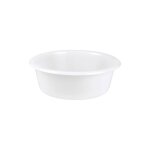 Aluminium et plastique - aluminium et plastiq - cuvette ronde 32cm 5l blanc alimentaire