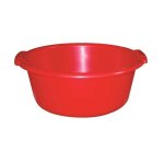 Aluminium et plastiq bassine ronde 11l �38x16cm rouge rivb11