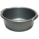 Aluminium et plastique - aluminium et plastiq - bassine ronde 20l 45x20cm silver