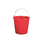 Aluminium et plastiq seau menage 5l rouge rivs5r