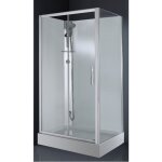 Alutrade - cabine de douche carat 120x80 cm thermostatique - version gauche Alutrade - cabine de douche carat 120x80 cm thermostatique - version gauche