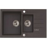 Solido - alveus rock - �vier en granit 78x48 cm, avec commande de vidage, carbone 1090955