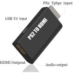 Alwaysh - adaptateur de convertisseur ps2  hdmi, convertisseur vido ps2 en convertisseur hdmi, sortie ...
