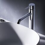 Am. pm - haut mitigeur vasque � poser mitiguer haut lavabo robinet salle bain chrome robinet de lavabo ...