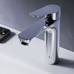 Am. pm - mitiguer lavabo robinet salle bain chrome robinet de lavabo pour salle de bain m�langeur lavabo ...