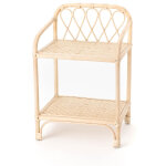 Amadeus - bout de canap en rotin et bambou 50x41x76