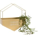 Cache - pot en mtal hexagonal espace dtente