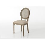 Amadeus - chaise médaillon taupe Amadeus - chaise médaillon taupe