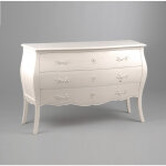 Commode longue 3 tiroirs murano - amadeus Commode longue 3 tiroirs murano - amadeus