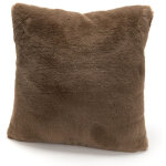 Amadeus - coussin luxe marron 50x50