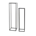 Amadeus - set de 2 sellettes alu black iris