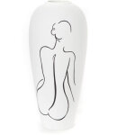 Amadeus - vase femme blanc mate