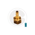 Connecteur de tuyau femelle pour raccordement gpl 1 / 2 x 10 raccord de rechange pour tuyau de gaz en ...