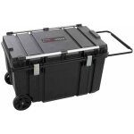 Malle trolley en forme de selle avec deux roues et fermeture à glissière Malle trolley en forme de selle avec deux roues et fermeture à glissière